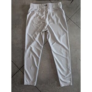 Under Armour Baseball Pants‎ Mens Large Gray Athletic Training Sportswear